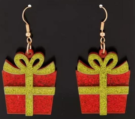 Grinch Gift Earrings
