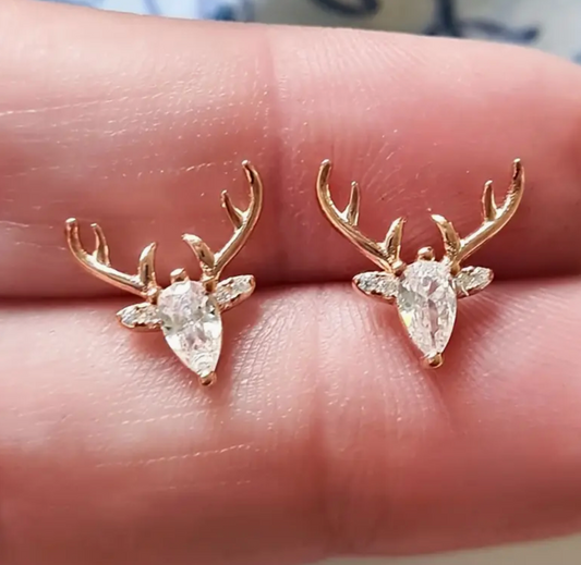 Deer Antler Earrings