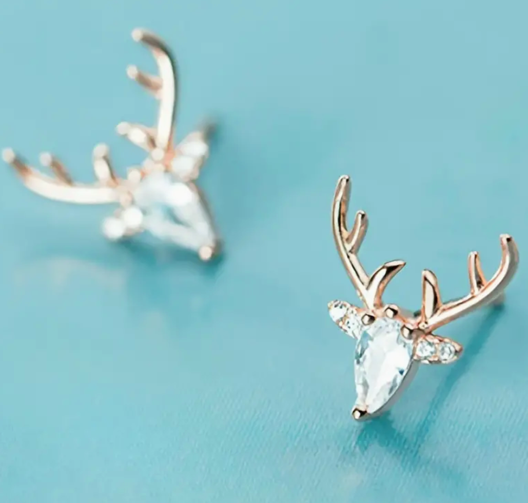 Deer Antler Earrings