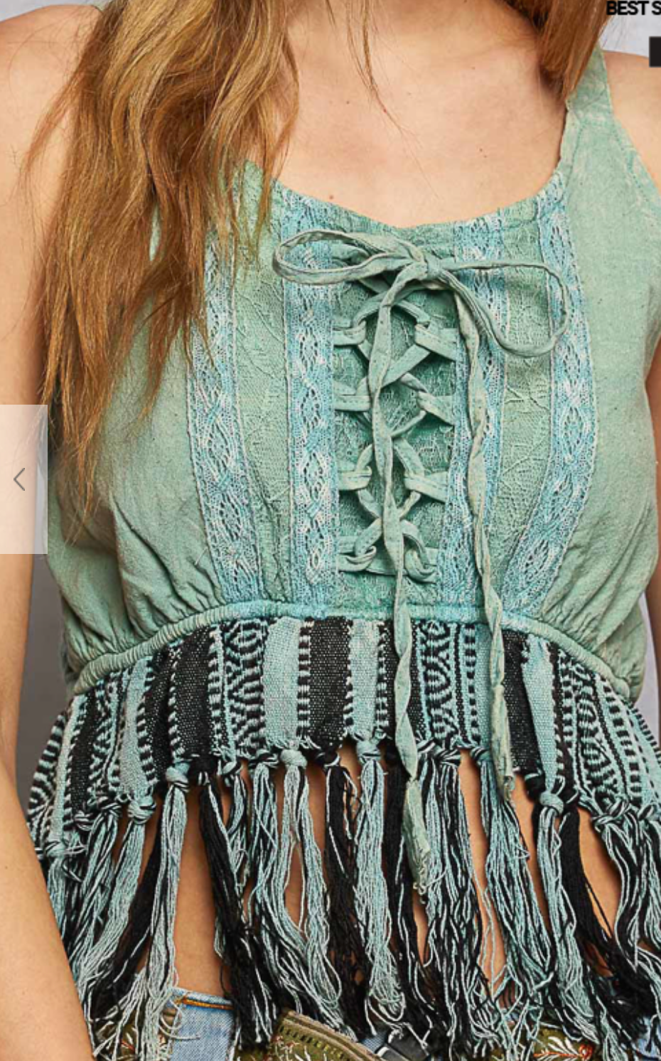 Green with Envy Top