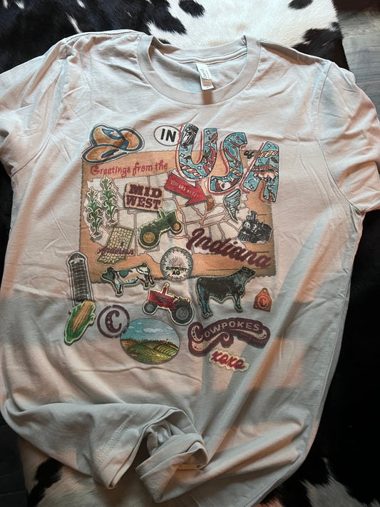 Greetings From the USA Tee