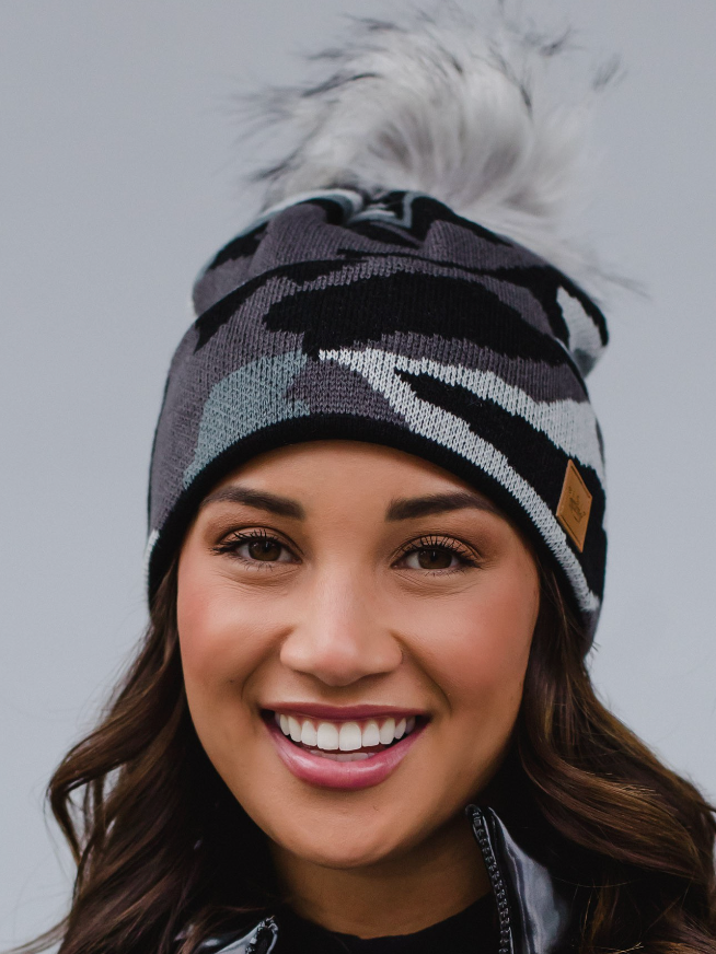 Pom Pom Beanie Cap