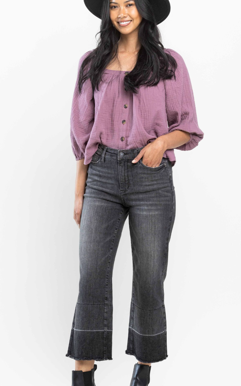 Crop Judy Blue Grey Jeans