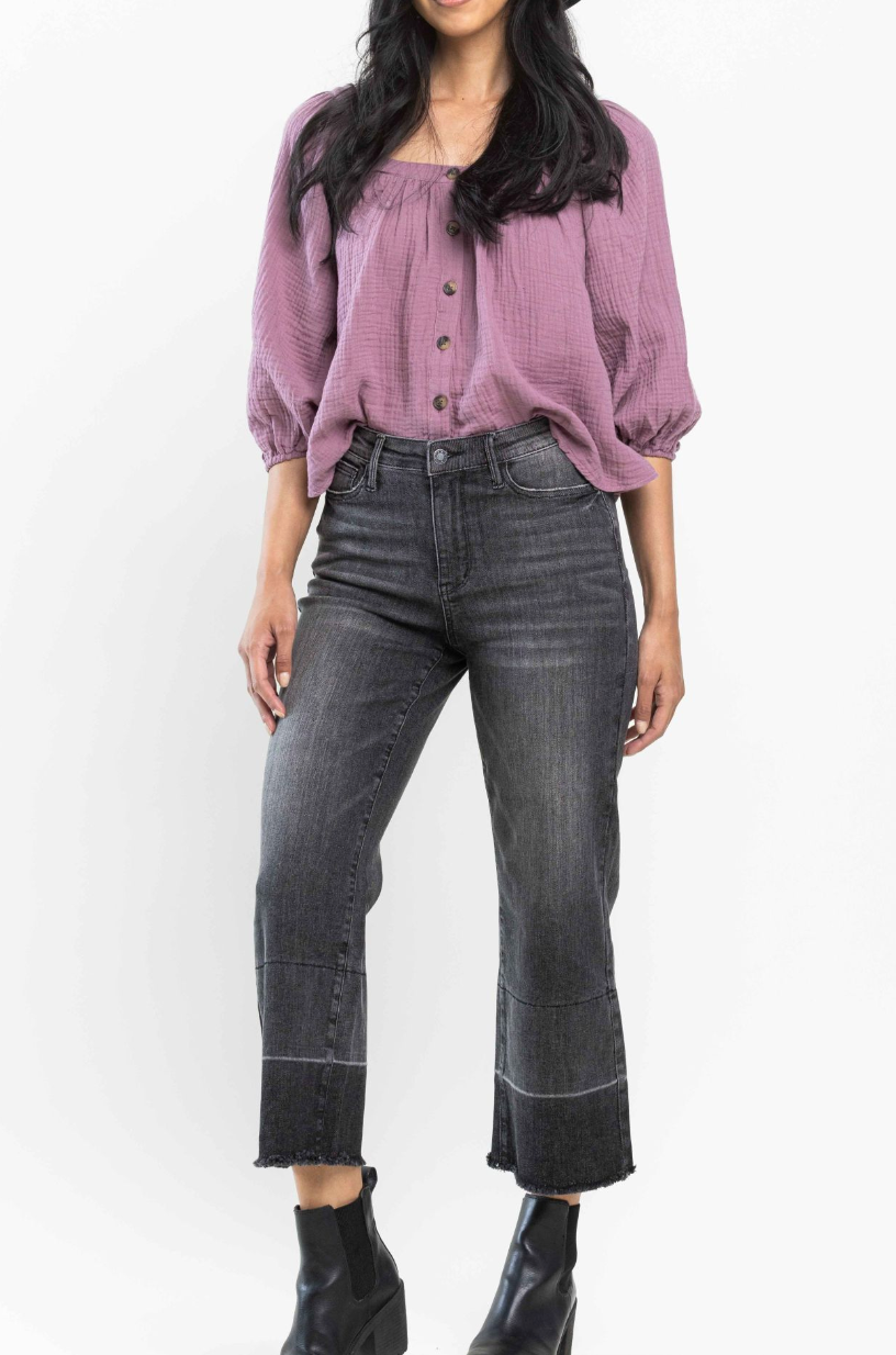 Crop Judy Blue Grey Jeans