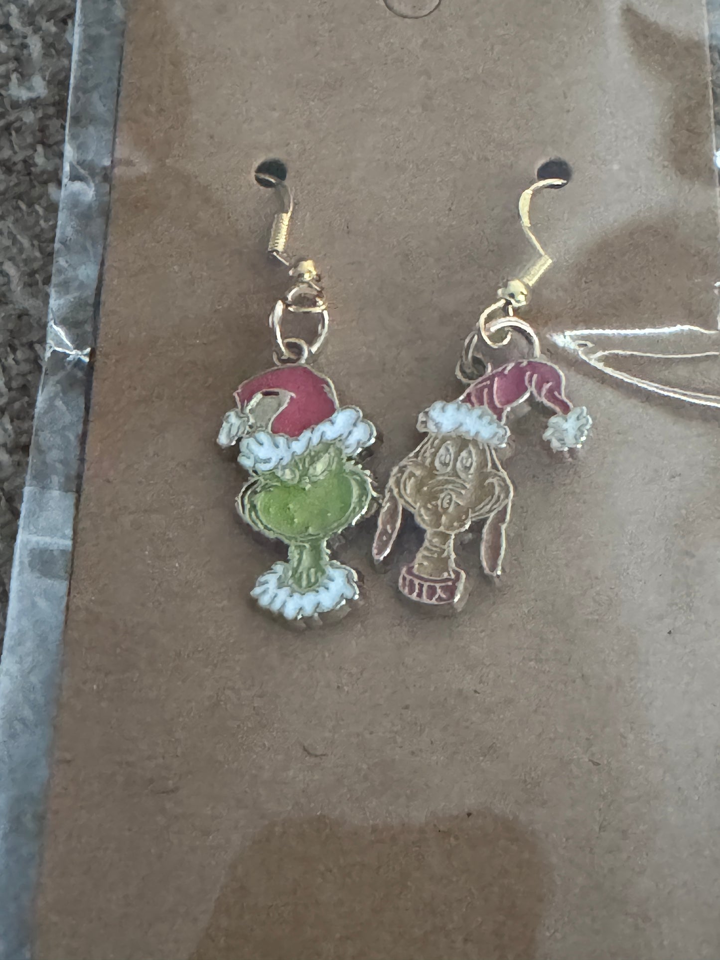 Grinch Charm Earrings