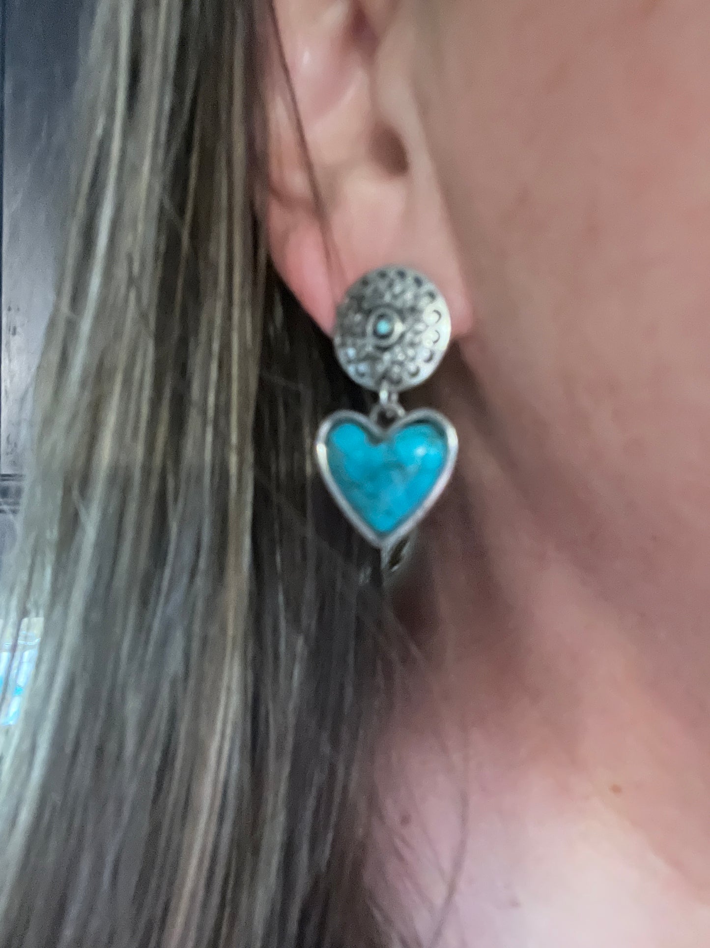 Heart Turquoise Essential Earrings