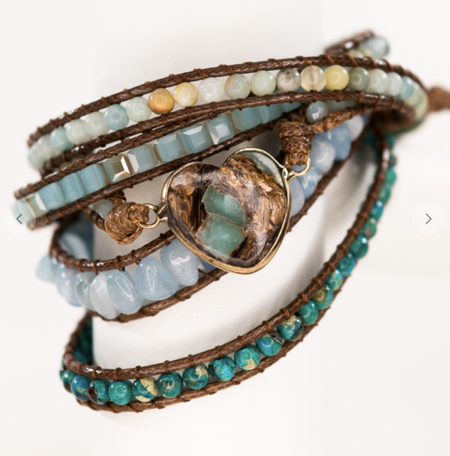 Heart Wrap Bracelet