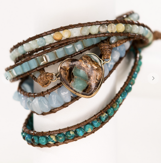 Heart Wrap Bracelet