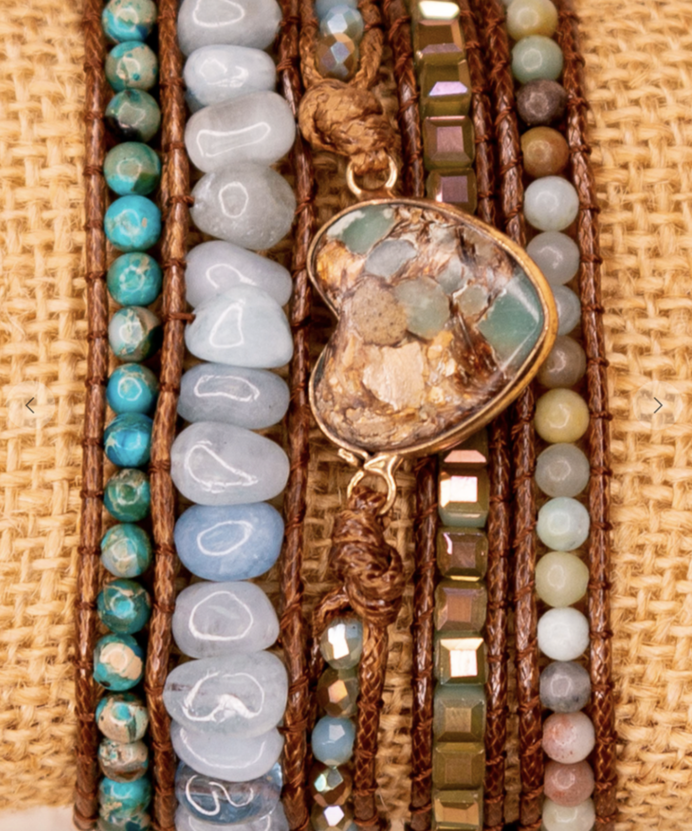 Heart Wrap Bracelet