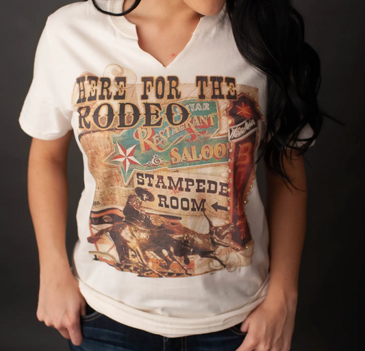 Here For the Rodeo Tee