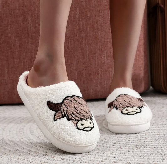 Highland Cow Slippers