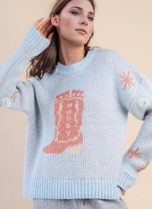 Howdy Boot Sweater