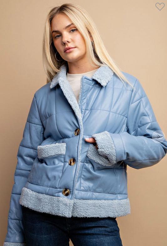 Faux Leather Jacket