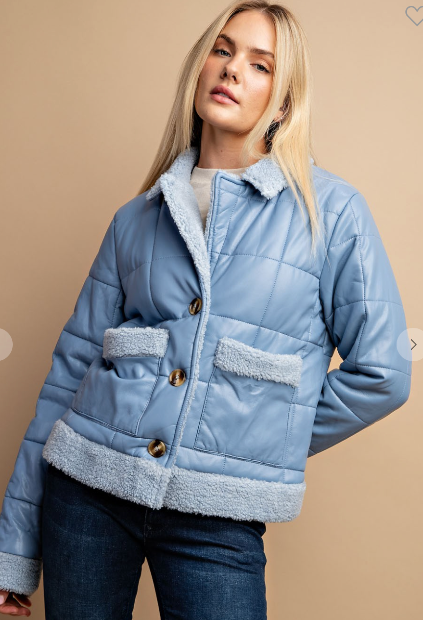 Faux Leather Jacket