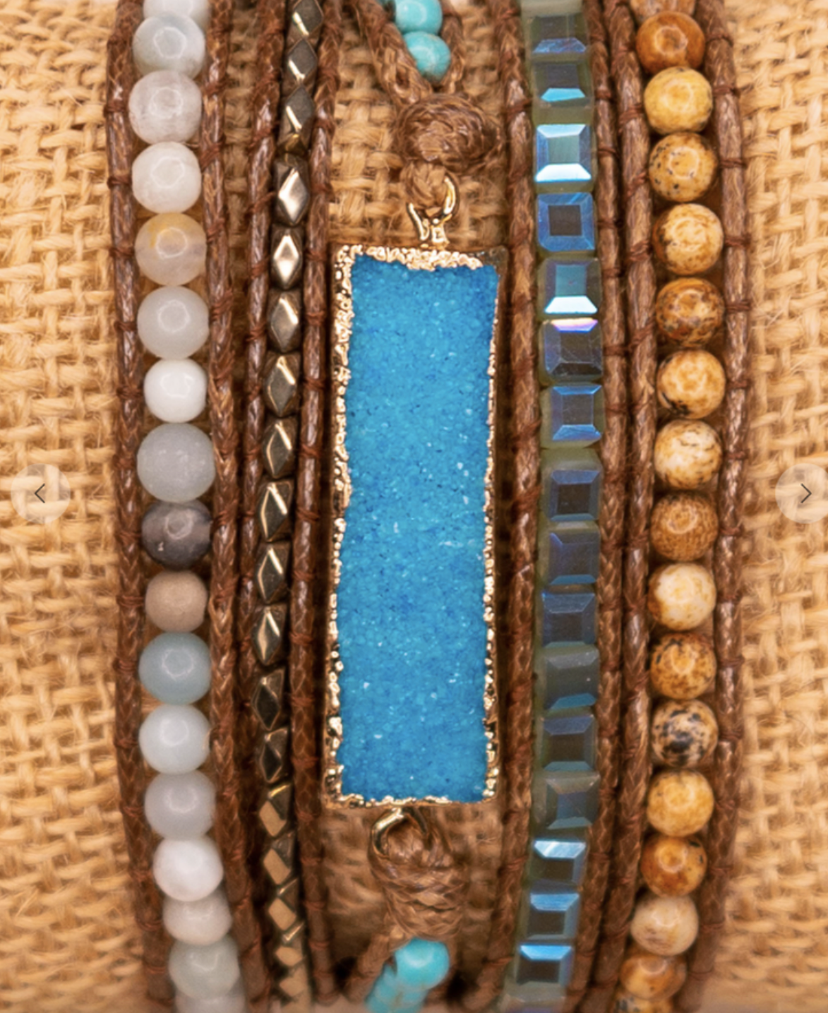 Layla Wrap Bracelet Turquoise