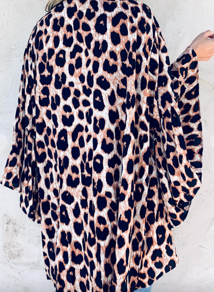 Wild Leopard Kimono