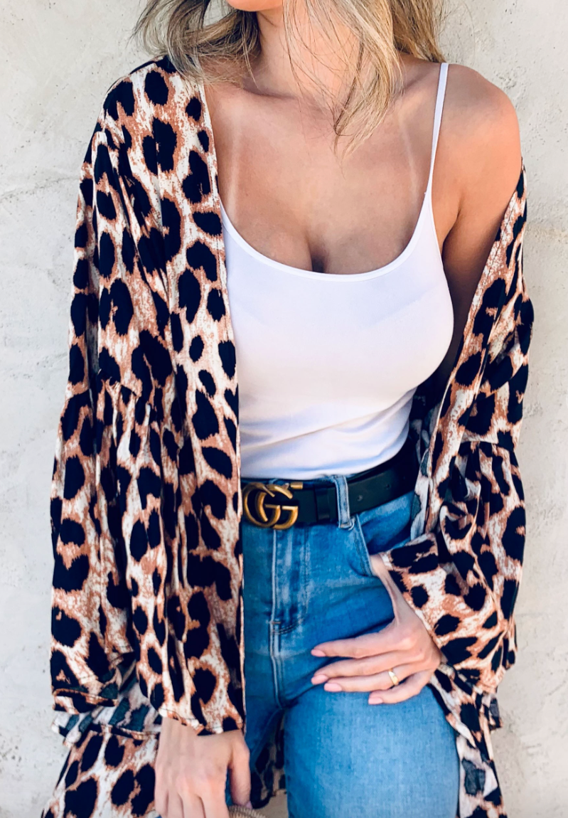 Wild Leopard Kimono