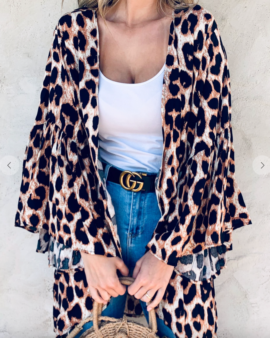 Wild Leopard Kimono