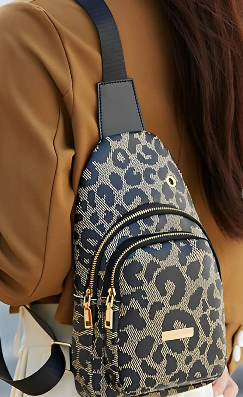 Leopard Sling Bag
