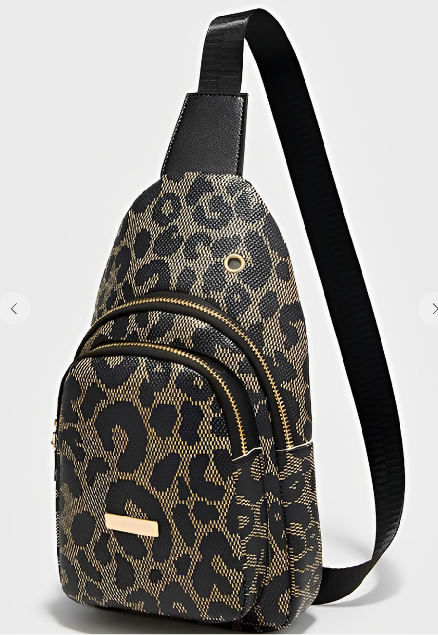 Leopard Sling Bag