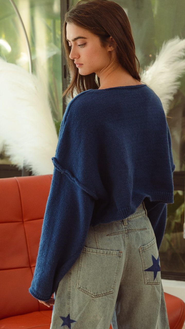 I Love You Letter Knit Top