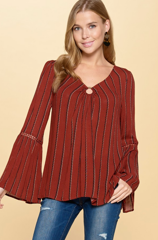 Bell Sleeve Top