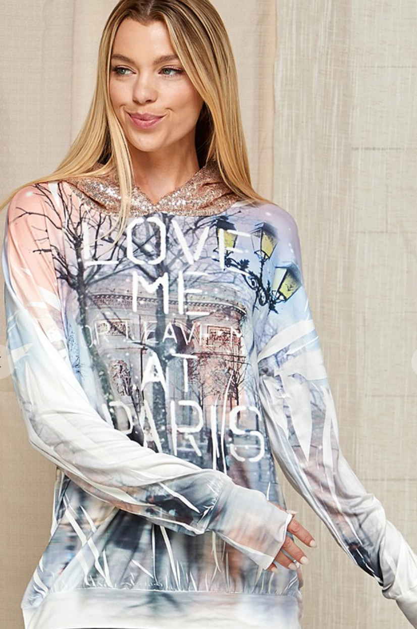 Sequined Hoodie