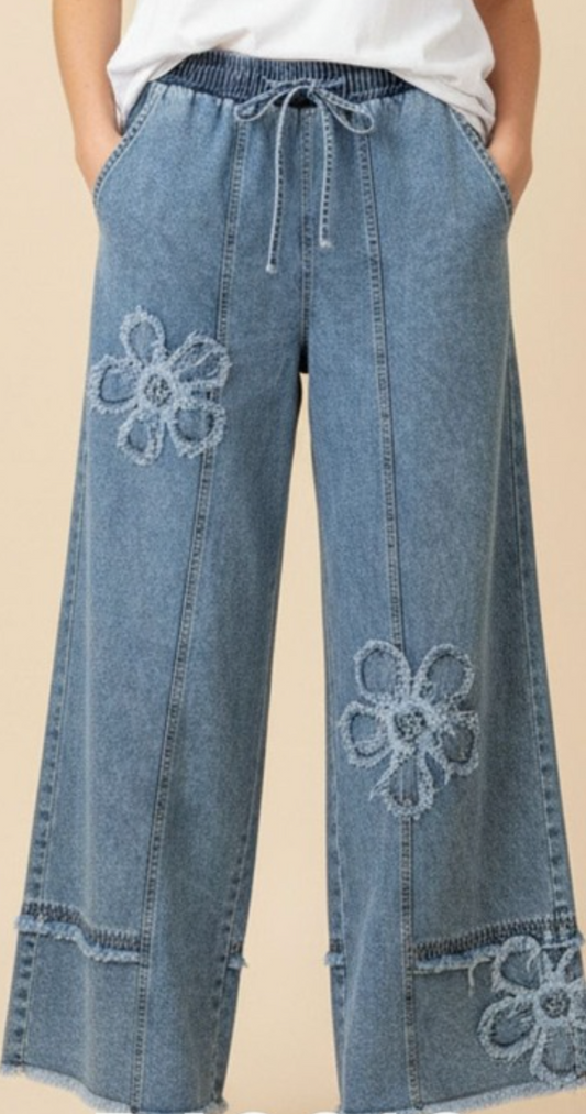 Picking Flowers Jeans