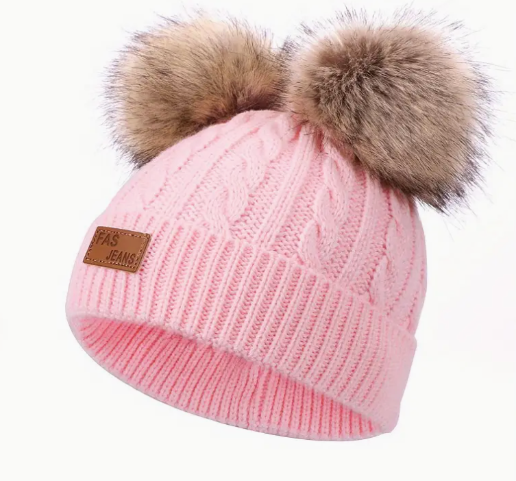 Double Pom-Pom Beanie