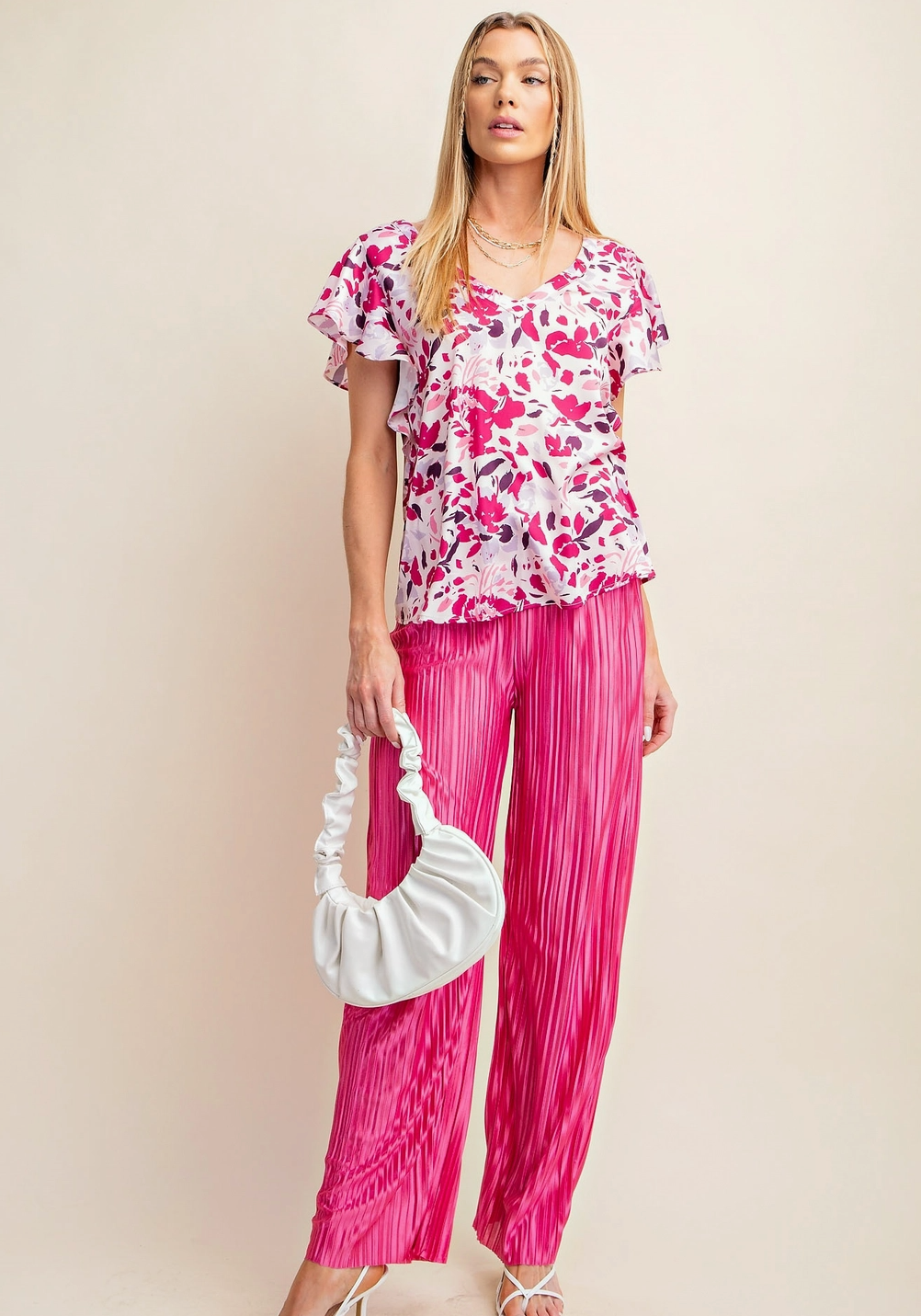 Pretty in Pink Plus Top