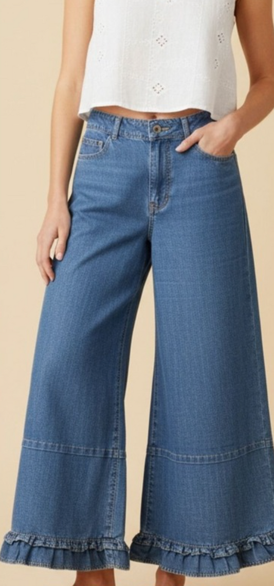 Pretty Ruffle Jean