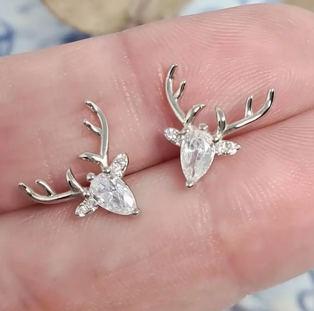 Deer Antler Earrings
