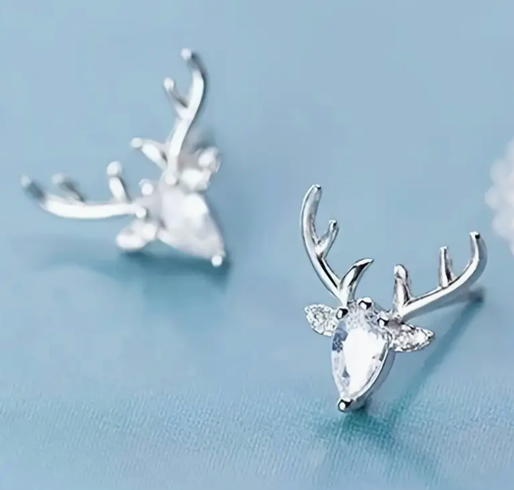 Deer Antler Earrings