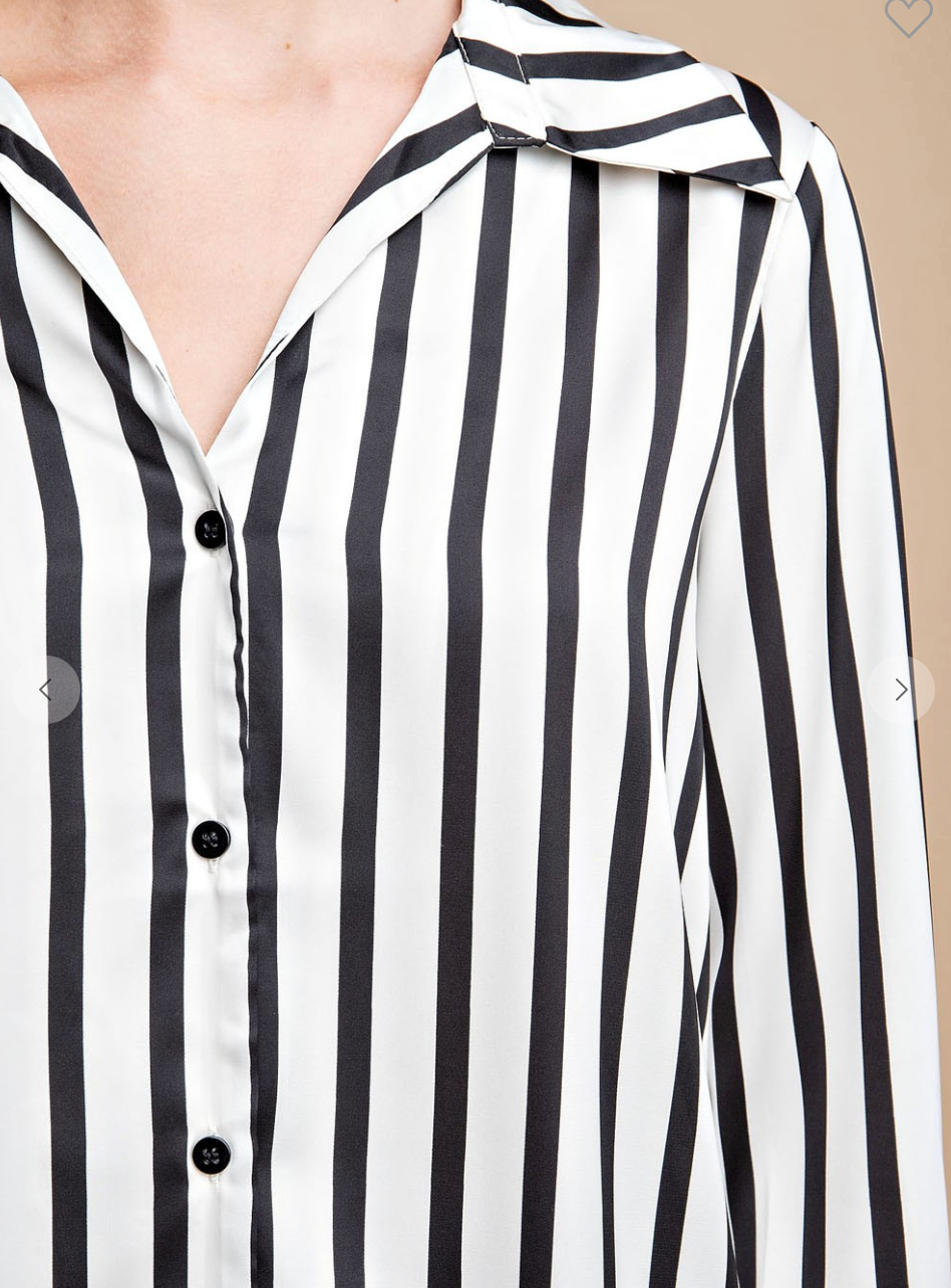 Striped Button Down Top
