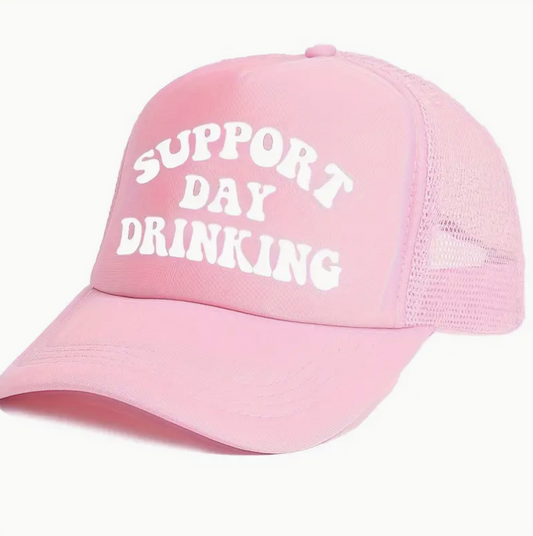 Support Day Drinking Trucker Cap