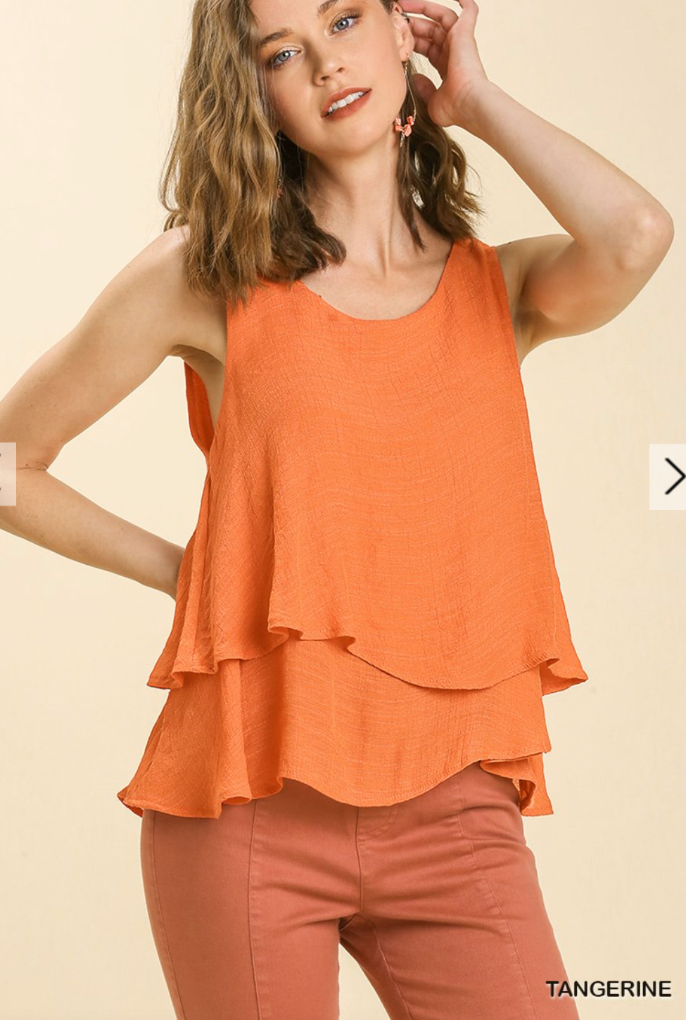 Sleeveless Layered Top