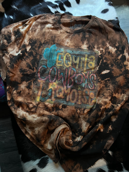 Tequila Cowboys and Turquoise Graphic Tee