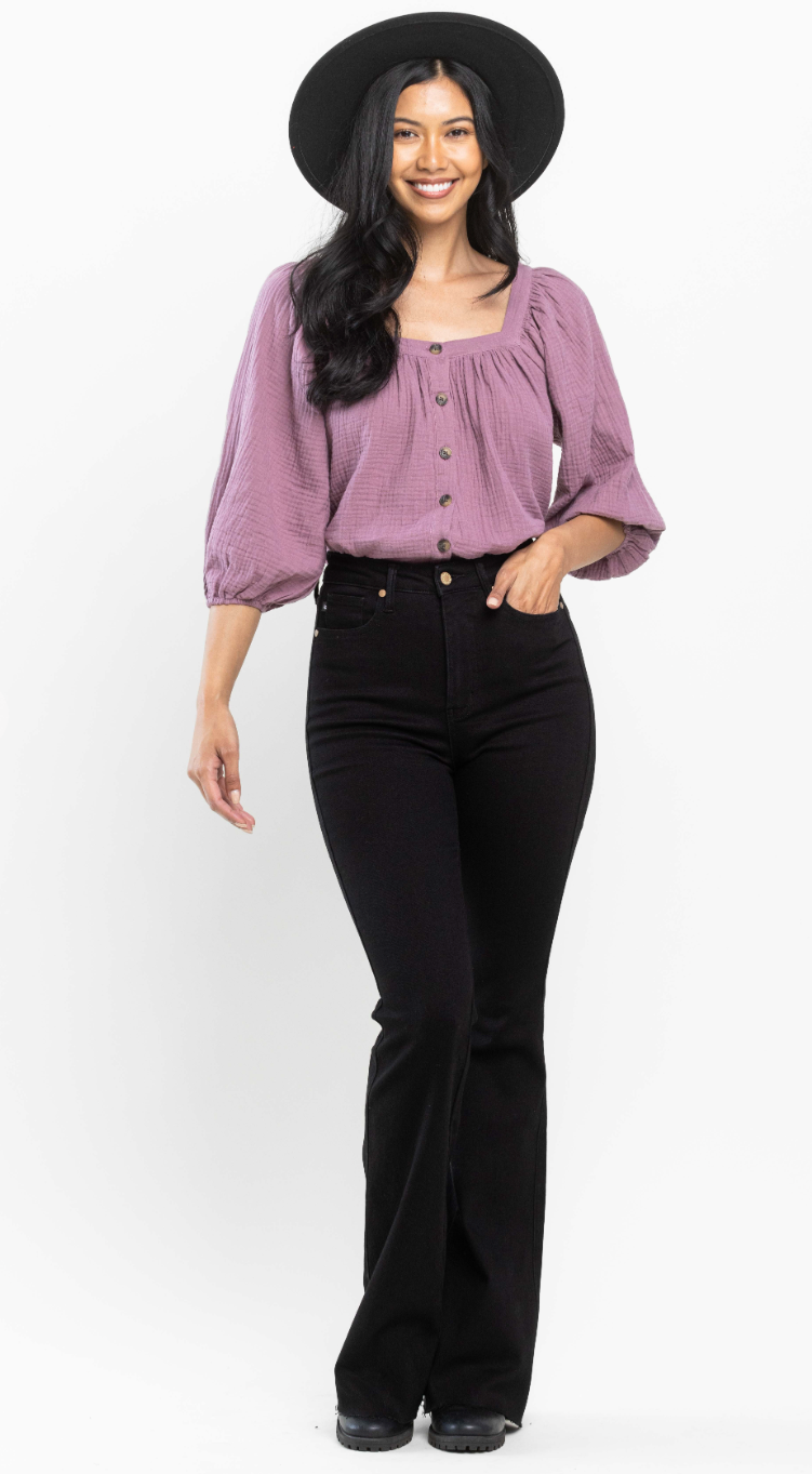 Judy Blue High Waist Tummy Control Flare Jeans
