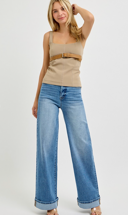 Tummy Control High Rise Risen Jeans