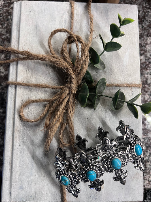 Cross Turquoise Bracelet