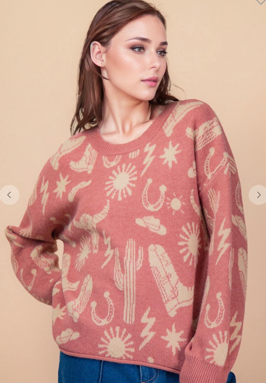 Western Gal Sweater